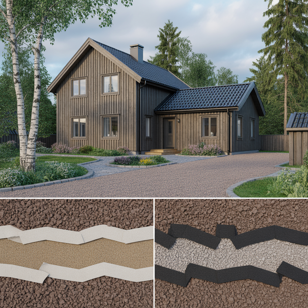 geotextil under grusgang och uppfart jamforelse av klasser