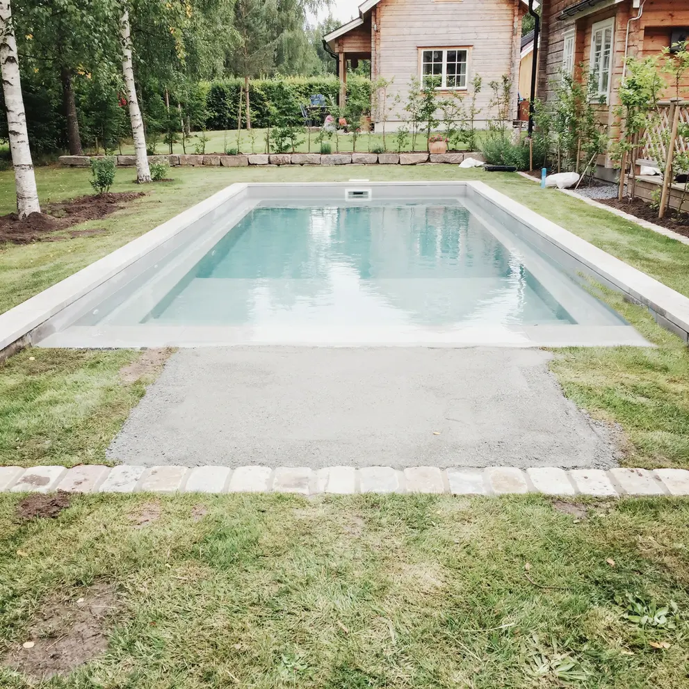 bygga pool koping vastmanland